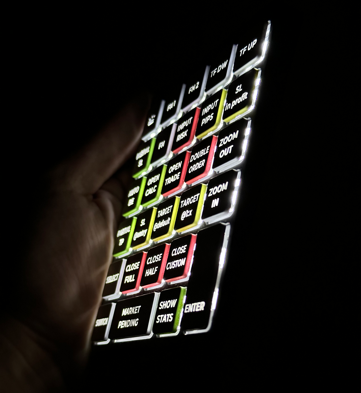 Aluminium case. Backlit keys.